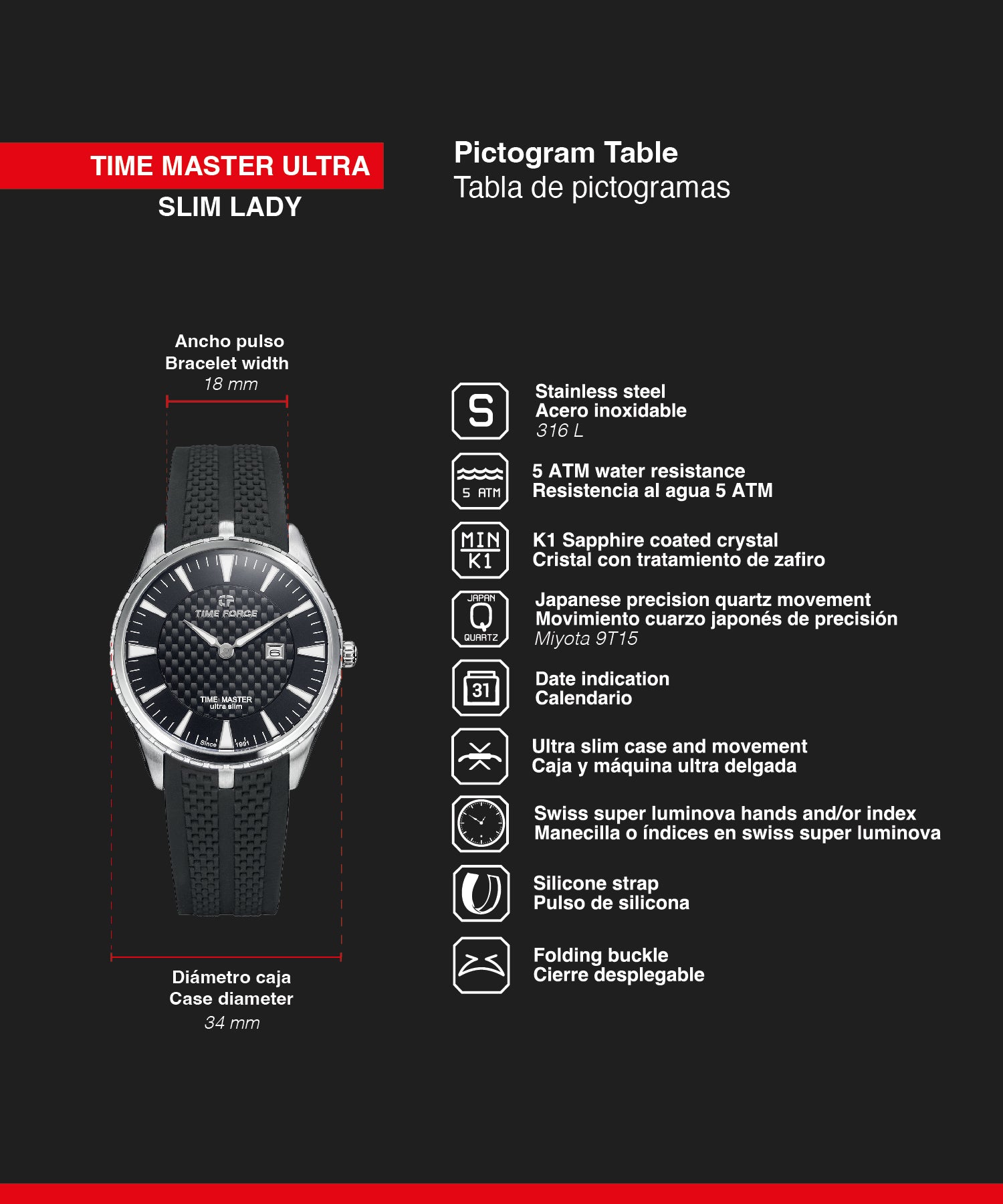 <tc>Time Master Ultra Slim Lady</tc>