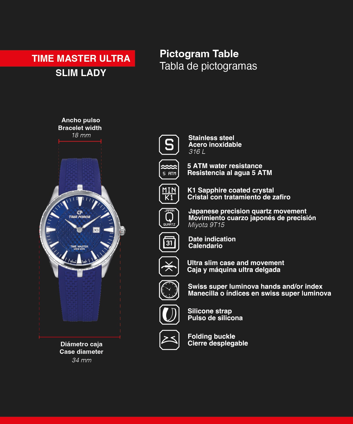 <tc>Time Master Ultra Slim Lady</tc>