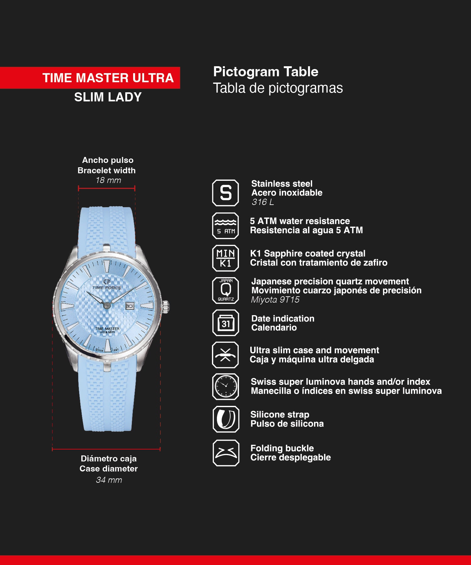 <tc>Time Master Ultra Slim Lady</tc>