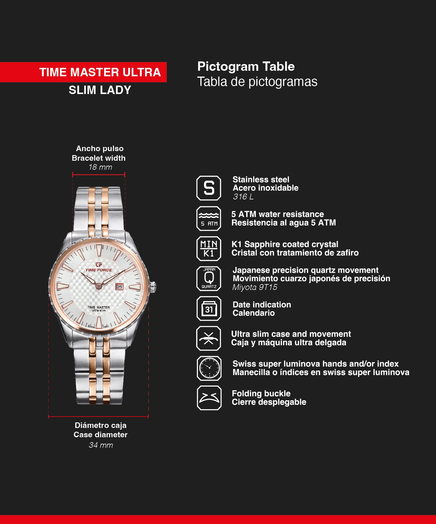 <tc>Time Master Ultra Slim Lady</tc>