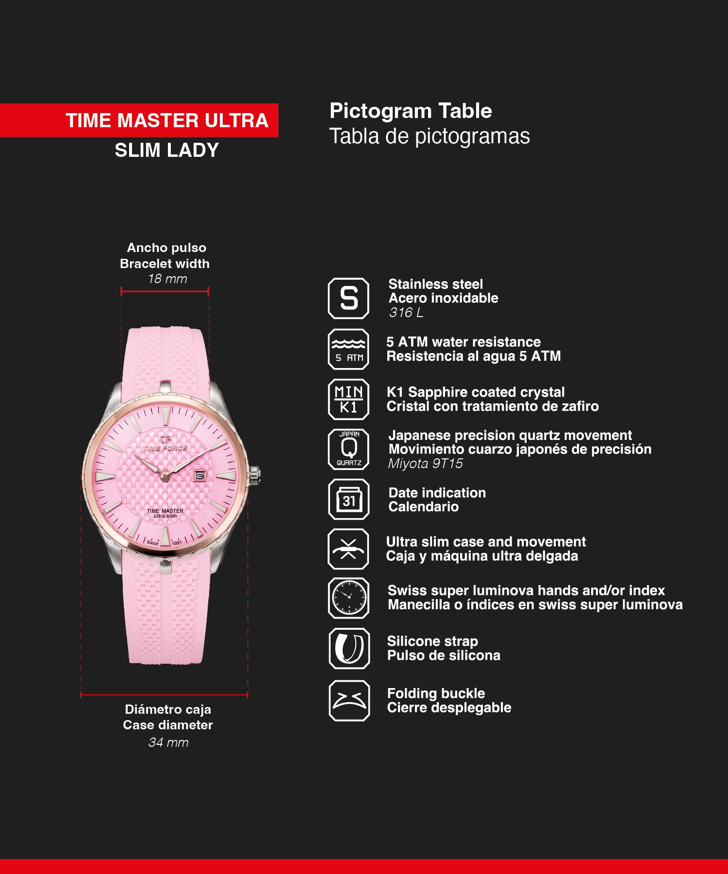 <tc>Time Master Ultra Slim Lady</tc>