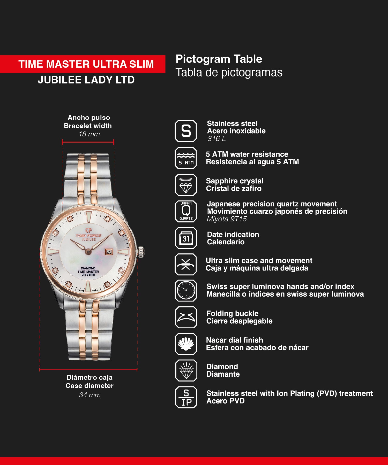 <tc>TIME MASTER ULTRA SLIM JUBILEE</tc>