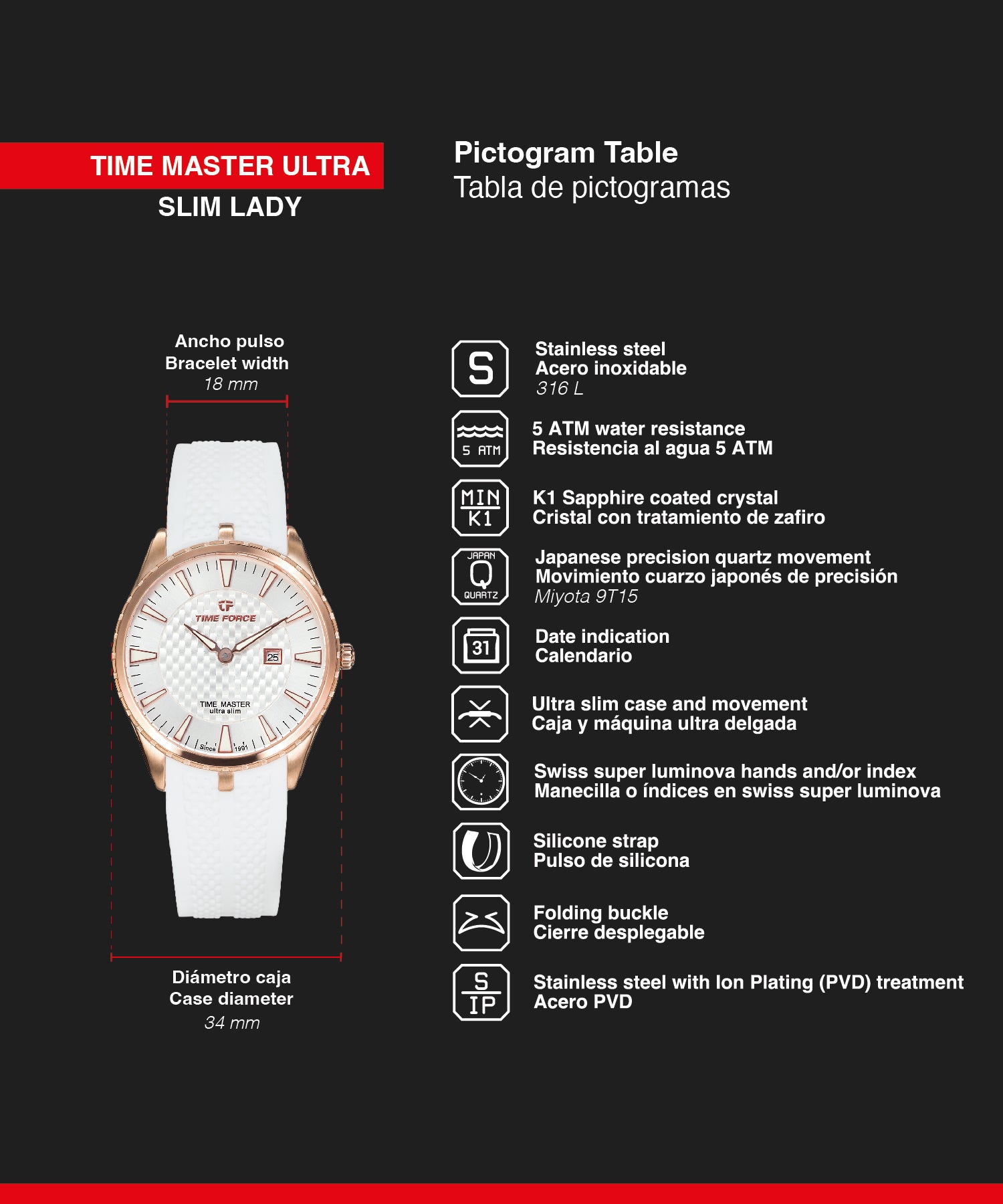 <tc>Time Master Ultra Slim Lady</tc>