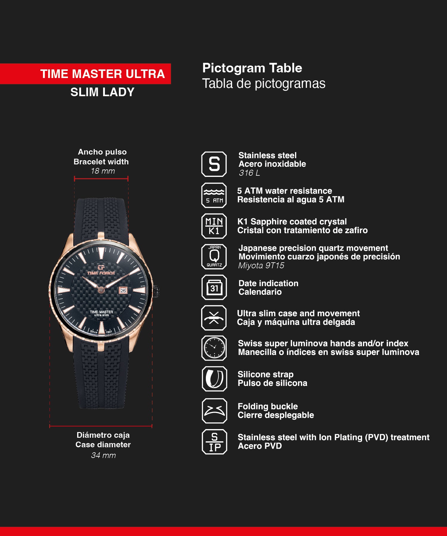 <tc>Time Master Ultra Slim Lady</tc>